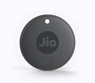 JioTag (2nd Generation) (Grey) - Android or iOS Compatible IP64 Rated
