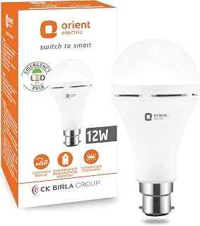 12W Rechargeable Emergency LED bulb| Inverter Bulb for home with 2 hou