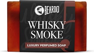 Whisky Smoke Perfumed Luxury Soap for Men, 75g | Deep cleanses skin po