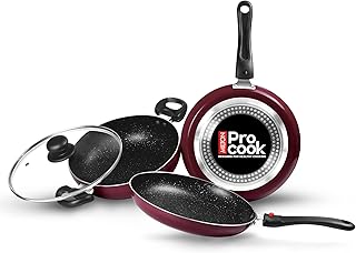 Induction Cookware & Gas Stove Friendly Kitchen Jewel Set | 3 Pc Non-S