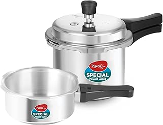Pigeon by Stovekraft (14331) Aluminium Pressure Cooker Combo 2 Litre a