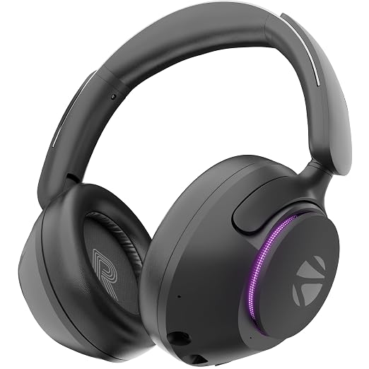Zebronics Envy Pro ANC Wireless Headphones, BT v6.0 + Type-C Dongle, 4