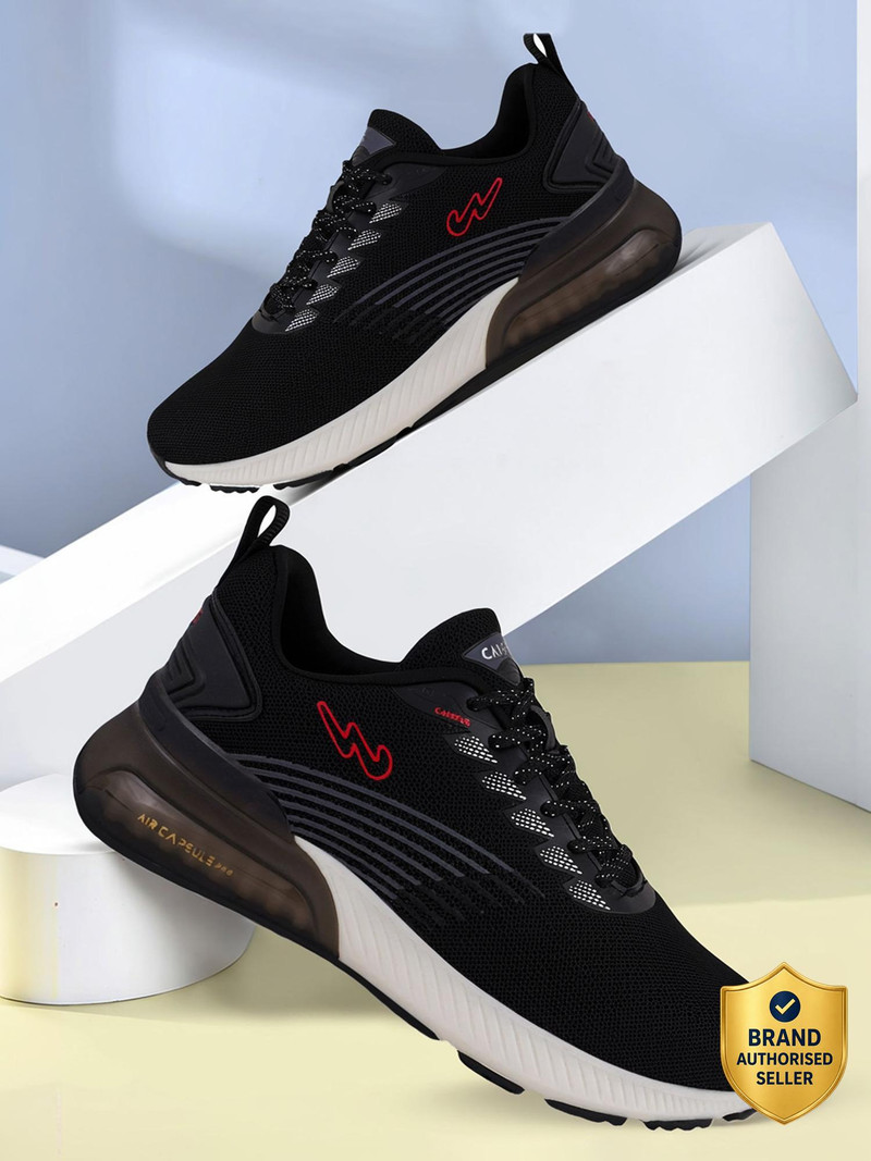 CAMPUS MOVE Running Shoes For Men (Black , 10)