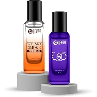Beardo LSD x Firebomb Edition Perfume Combo for Men (20ml x 2) | Long