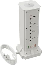 Zebronics Multi-Plug Power Extension, 2500W Max, 8 Universal Sockets,