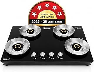 Beyond Appliances Quantum 4 Burner | Gas Saver Stove | 5 Star Energy R