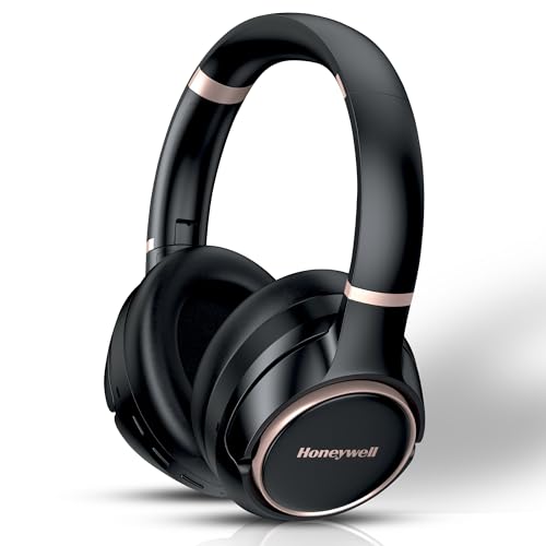 Honeywell Trueno U20 Bluetooth v5.4 Over-Ear Headphones with Mic, Hybr