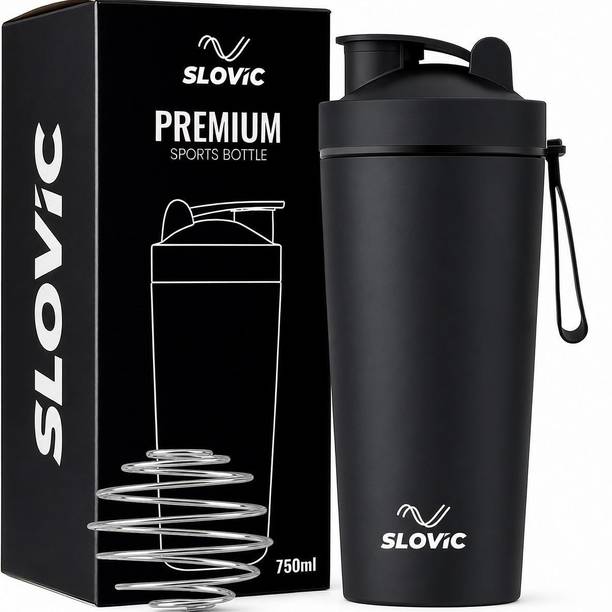 SLOVIC Leakproof Gym Shaker Bottle | Gym Shaker Bottle for Sports | Bo