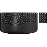 HP 960 Ergonomic Wireless Keyboard/Multi-Device/Soft Touch Palm Rest/B