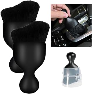 JOYCOURT Car Interior Detailing Brush, Soft Bristle Cleaning Brush Car
