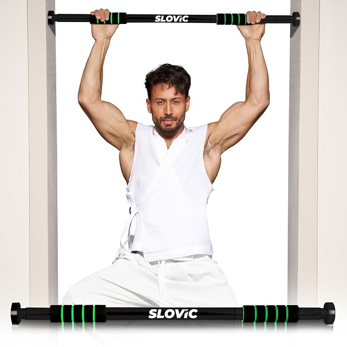 Slovic Pull Up Bar for Home for Kids & Adults [100 KG] | Anti-Skid Gri