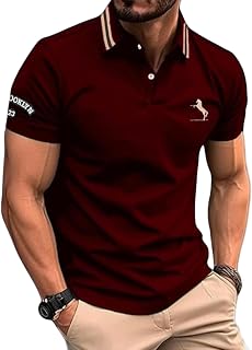 Polo T-Shirt for Men  Cotton Short Sleeve Regular Fit Tee | Perfect fo
