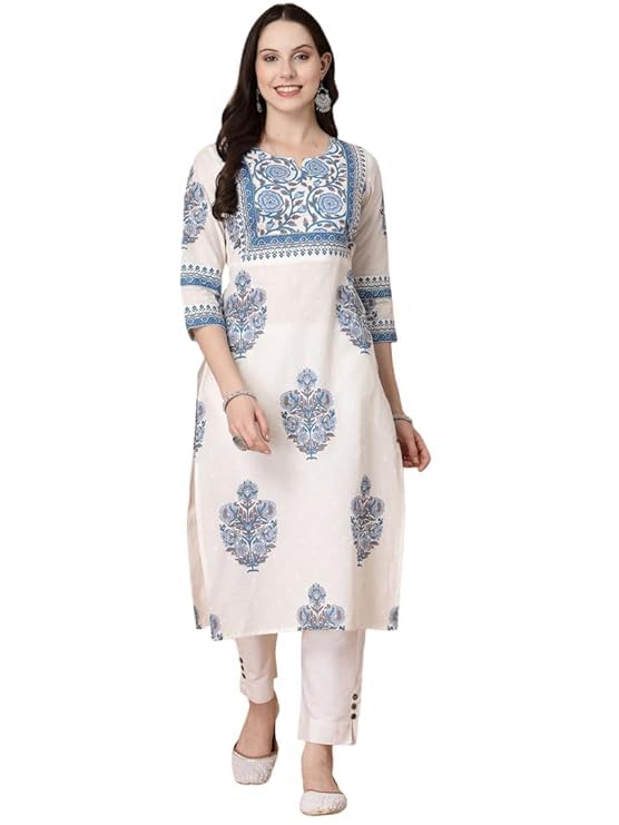 Cotton Floral Prited Kurti For Women | Color and Design May be vary