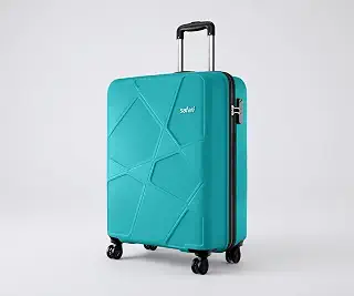Pentagon Pro 8 Wheels Spinner 55Cm Cabin Trolley Bag Hard Case Polypro