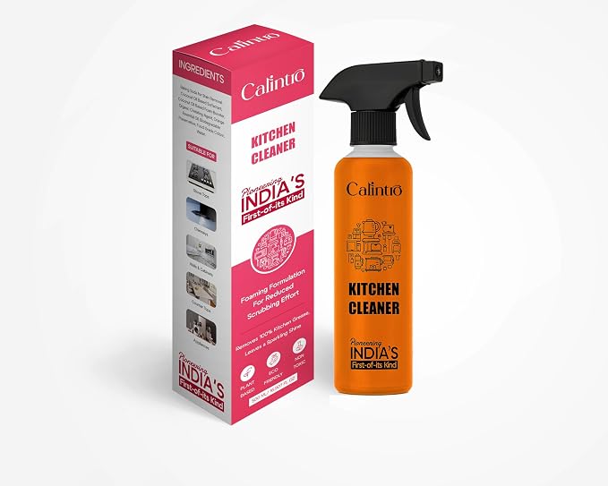 Kitchen Cleaner 500 ml  Powerful Degreaser Spray with Lemon Freshness