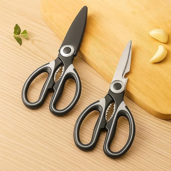 Titanium Kitchen Scissors | Anti-microbial, rust-free and detachable b