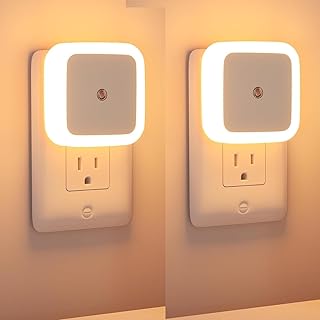 Night Bulb LED Light  Automatic On/Off with Soft Warm White Glow, Ener