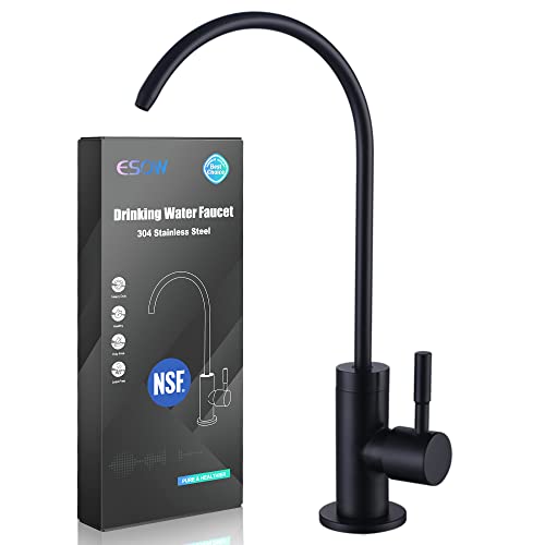 ESOW Kitchen Water Filter Faucet, 100% Lead-Free Drinking Water Faucet
