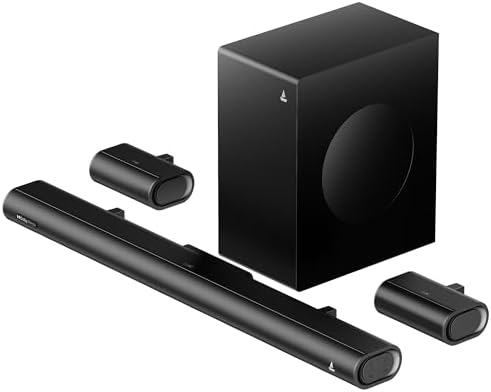 boAt Aavante Prime 5.1 5000DA, Dolby Atmos, 500W, 5.1CH w/Wired Subwoo
