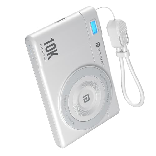 Portronics PowerShutter Air 10K 10000mAh 15W Wireless Magnetic Fast Ch