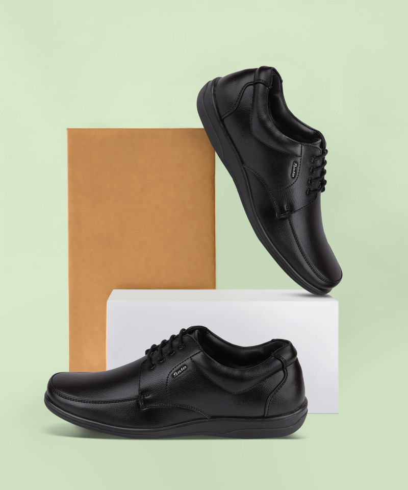Bata Office Wear Lace Up For Men (Black , 9)