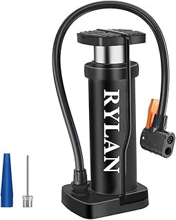 Rylan Bicycle Foot Pump - High Pressure Air Pump for Cycles, Balloons,