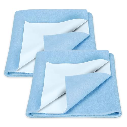 GLUN Quick Dry Absorbent Baby Bed Sheet for Mattress Protector, Pack o