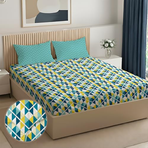 Livspace Bedsheet for Double Bed Queen Size | 78 x 60 Inches Queen Siz