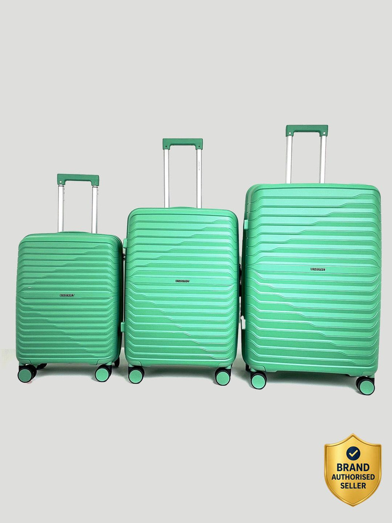 wildcraft hard body set of 3 luggage 8 wheels - argus : set of 3 (smal