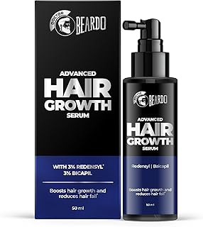 BEARDO Dr. Advanced Hair Growth Serum For Men, 50 Ml| Contains 3% Rede