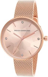Women's Bisous Analog Watch Rose Gold Strap-FCN00015A