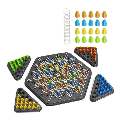 TinyPlay Triggle Triangle Strategy Board Game for Kids 6+ Years and Fa