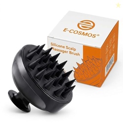E-COSMOS Hair Scalp Massager Shampoo Brush with Soft Silicone Bristles