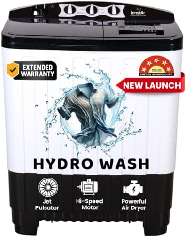 Ionstar 7.5 Kg Semi Automatic Washing Machine - 5 Star Rated - 2025 -