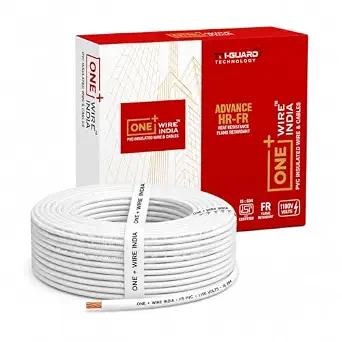 2.5 SQMM White 90M House Wiring Cable Copper Wire PVC Insulated Multis