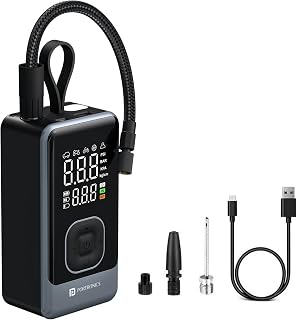 Vayu 8.0, Digital Rechargeable Tyre Inflator with In-Built Hanging Sup