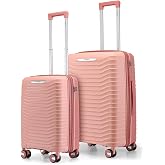 Provogue Coral Hard-Sided PP Trolley Bag Set of 2 | Expandable Space w