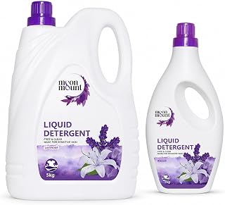 Moon & Mount liquid detergent, top load front load, detergent liquid f