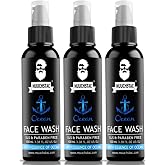 Muuchstac Ocean Face Wash for Men | Fight Acne & Pimples, Brighten Ski
