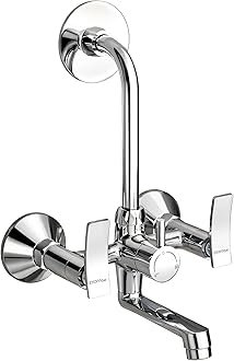 Plantex Brass 2-in-1 Wall Mixer with Brass Wall Flange & Teflon Tape/M