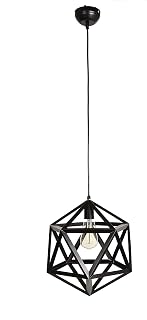 HG-07 Maze Metal pendent Light Iron Holder Type e-27 Size 13x14x39-(Bu