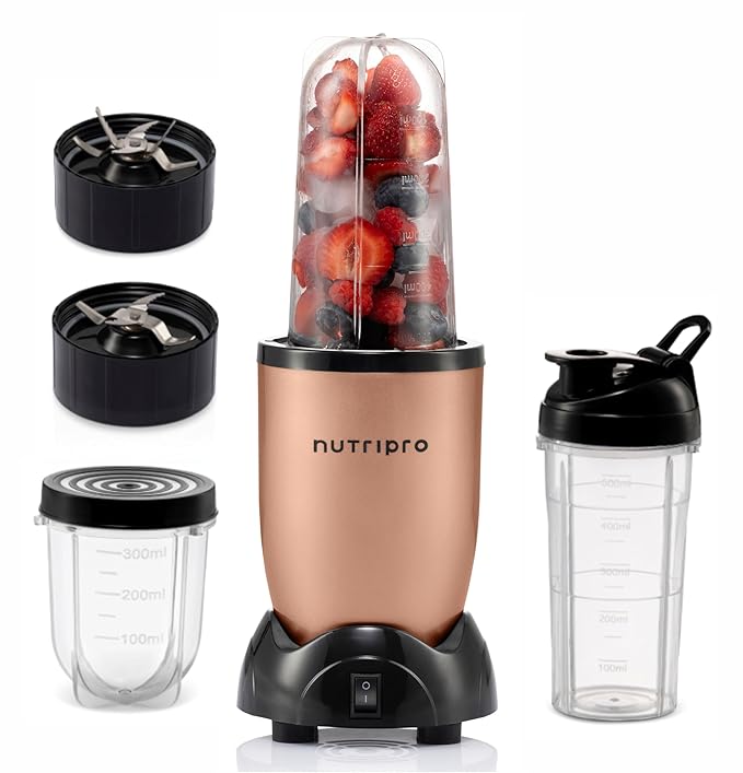 NutriPro Juicer Mixer Grinder - Smoothie Maker - 500 Watts (3 Jars & 2