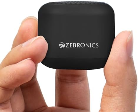 ZEBRONICS Pixie Portable Speaker, 5 Watts, Supports Bluetooth, TWS Fun