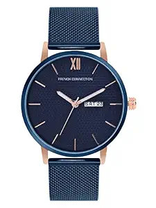 French Connection Men's Analog Watch Blue Strap-FCN00034D
