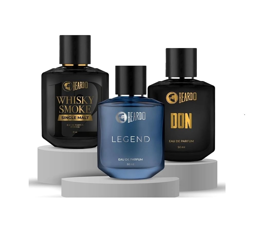 BEARDO Thug Life Edp Combo Whisky Smoke Single Malt, Don & Legend Perf