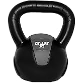 De Jure Fitness PVC Kettlebell 3kg for Men & Women, Strength & Cardio