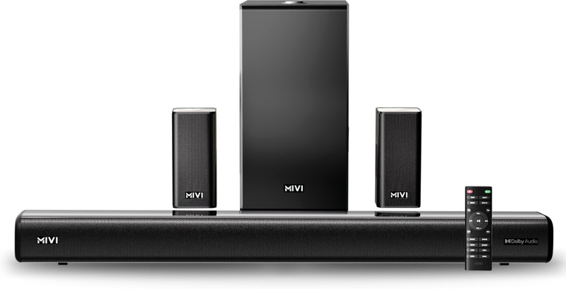 Mivi Fort Sonic 800 Soundbar, Dolby Audio, 5.1 Channel, Multi-Input &