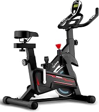 Lifelong Fit Pro Spin Fitness Bike for Home Cardio Workout with 7 KG F