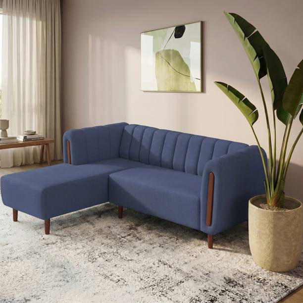 Interio by Godrej Paramount L-shape Premium Quality Fabric 3 Seater  S