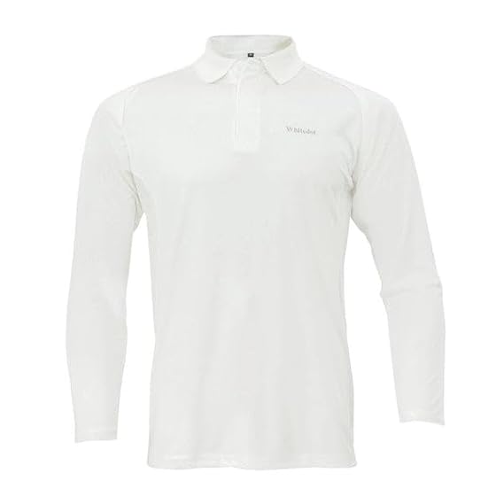 Whitedot Hexa Quick Dry Polo T-Shirt - Full Sleeves - Off White
